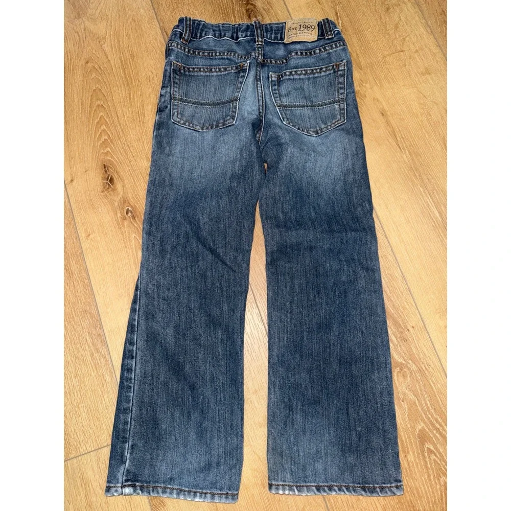 The‎ Children's Place Boys Bootcut Jeans Medium Wash Distressed Denim Size 7